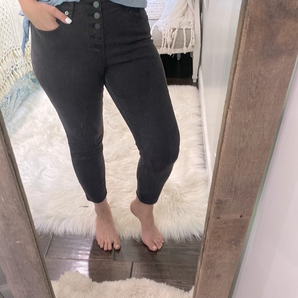 Amuse Society size 31 black skinny jeans - Picture 3 of 6